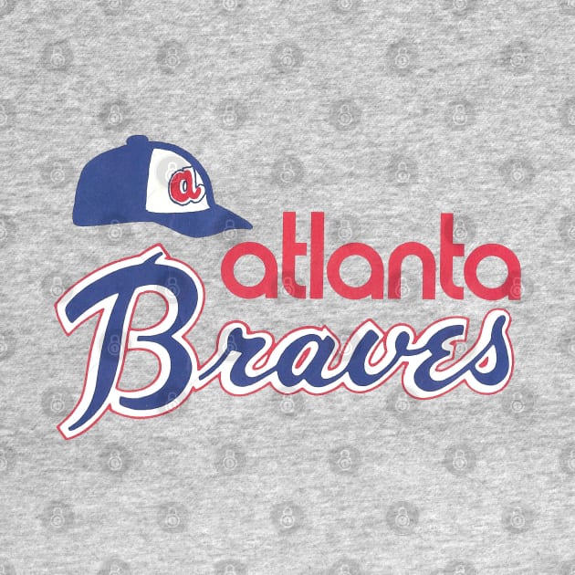 Atlanta Braves - Hank Aaron era 1970s Cap and Logo by RetroZest